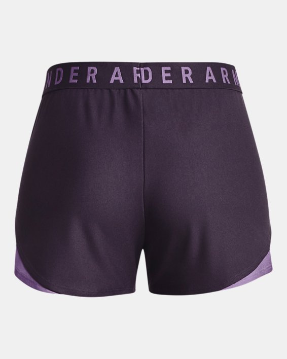 Women's UA Play Up 3.0 Shorts, Purple, pdpMainDesktop image number 5